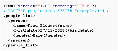 Introducción a Document Type Definition (DTD) en XML